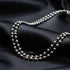 925 Silver layered ball necklace
