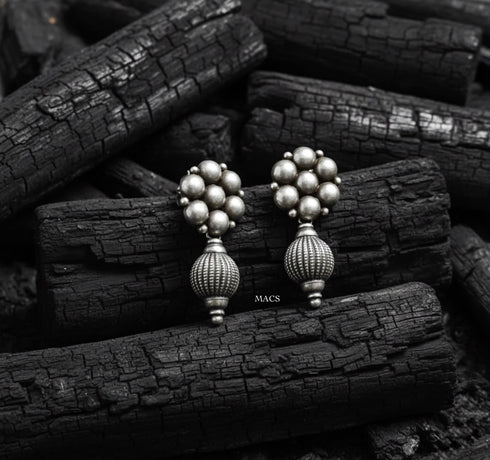 925 Silver Floral Earrings