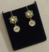 Green Kundan earrings