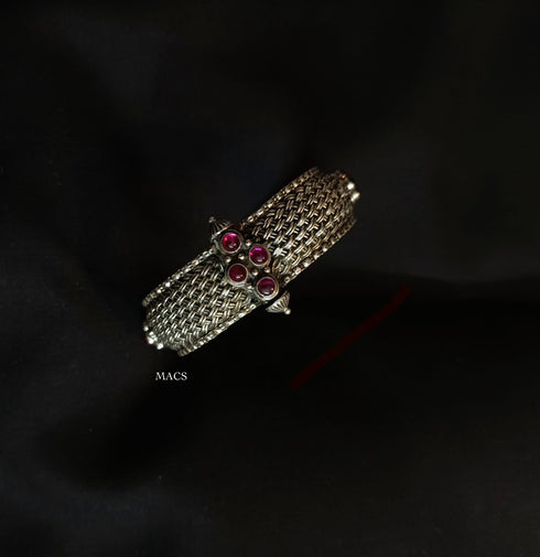 925 Kemp Statement Woven Kada (Size 2.6)