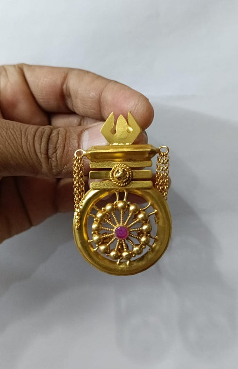 Goldplated Statement Earrings