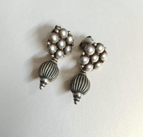 925 Silver Floral Earrings