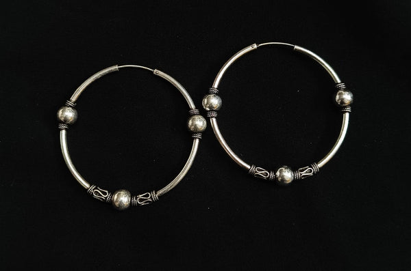 925 Silver Big Hoop Earrings