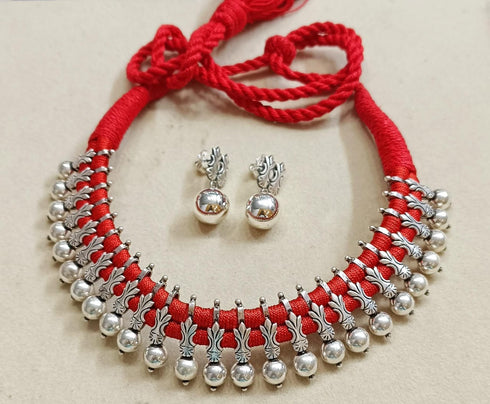 925 Silver Thread Choker Set ( pre order)