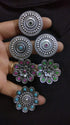 925 Silver Stone Ring, Turquoise ring, Pink zircon or kemp stone ring, Semiprecious stone big cocktail rings, green onyx rings