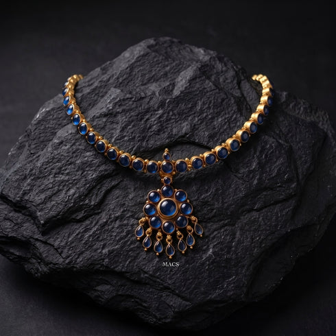 925 Gold Kemp Attigai Necklace (pre-order)