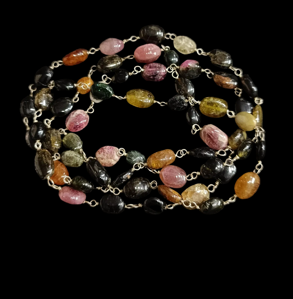 925 Silver Tourmaline necklace