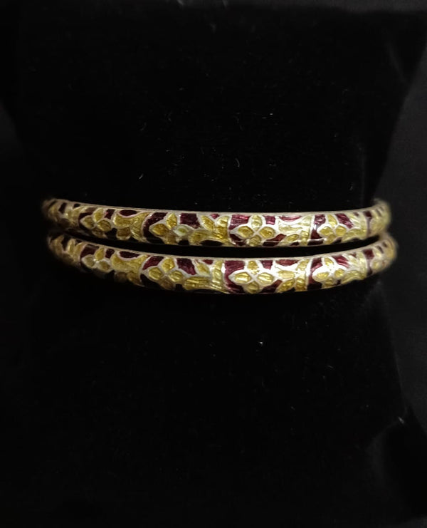 925 Silver Meenakari Bangles (2.4)