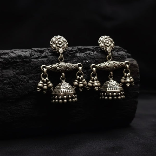 925 Floral Drop Jhumka