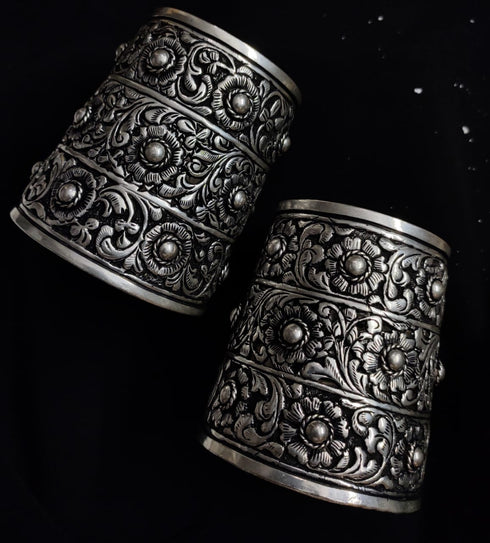 Chitai Silver Long Kada (single kada)