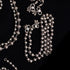 Silver beads anklet (pair)