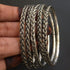 Silver Bangle Set (Set of 4)