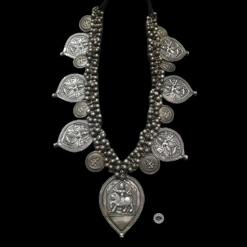 Vintage Silver Patdi Ghungaroo Necklace