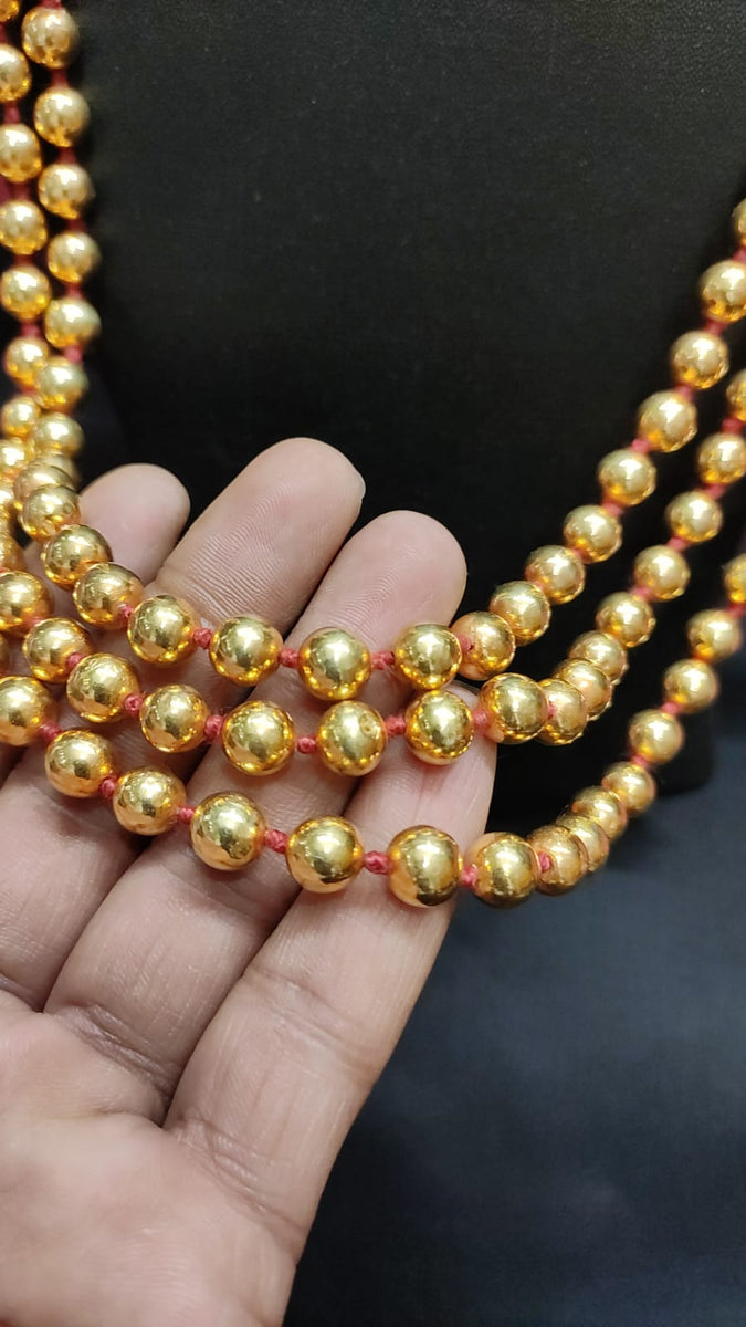 Gold dholki necklace Clearance