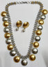 Dual tone necklace Set