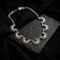 925 Silver Green Aventurine Neckpiece