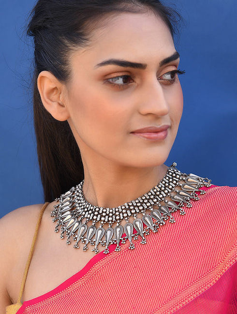 Tribal Silver Necklace