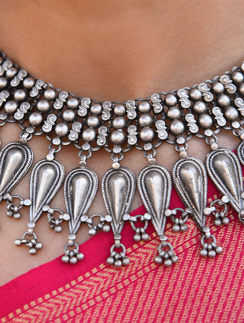 Tribal Silver Necklace