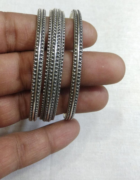 925 Silver 4 Bangle Set (2.6)