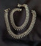 925 Silver Statement mango anklet (pair)