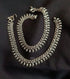 925 Silver Statement mango anklet (pair)