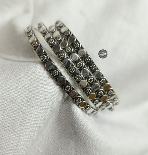 925 Silver 4 Bangle Set (2.6)
