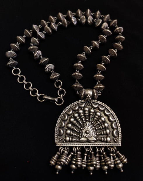 925 silver bead necklace