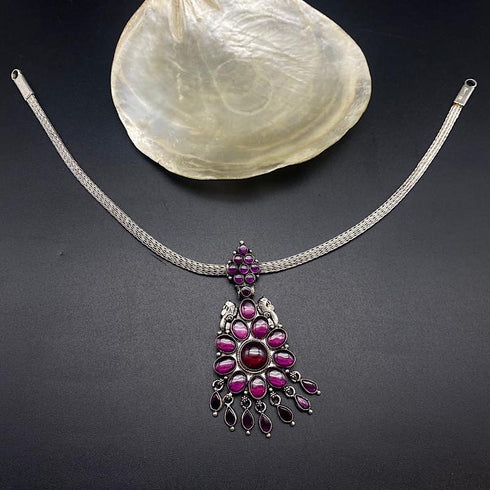 Dark Red Kemp Choker (pre order)