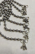 Silver beads anklet (pair)