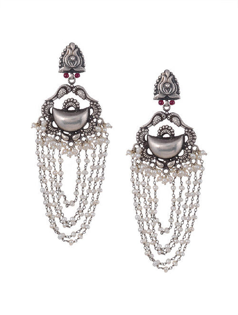 925 Silver Pearl Earrings
