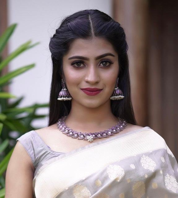 kemp mango necklace, mango necklace, mango mala, mango haram, kemp mango haram, antique mango mala, pink kundan necklace