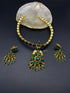 attigai gold, kemp attigai, addigai necklace, pink attigai, green kemp choker necklace, gold attigai