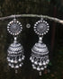 oxidised earrings jhumka, kashmiri jhumka earrings online, big jhumkas, house of jhumkas, vintage jhumka, jhumka design in silver, jhumka silver big earrings