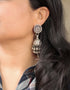 jhumki, jhumke, jumka, bollywood silver jhumka earrings, kan ka jhumka, silver jhumka earrings