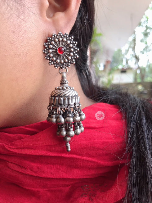 jhumki, jhumke, jumka, bollywood silver jhumka earrings, kan ka jhumka, silver jhumka earrings