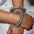 Silver Statement ball kada (single)