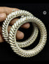sutlada kada, sutlada bangles, Shinde Shahi toda, 925 silver kada, pure silver kada