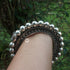 Silver Statement ball kada (single)