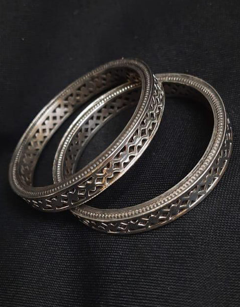 pure silver kada, 925 silver bangles