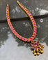 attigai, attigai gold, addigai necklace, gold attigai, addigai, traditional gold attigai, red stone attigai
