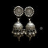 pure silver jhumka, jhumka modern silver earrings, big silver jhumkas, long jhumka oxidised earrings, big oxidised silver jhumkas