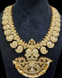 White Kundan Long Mango Necklace