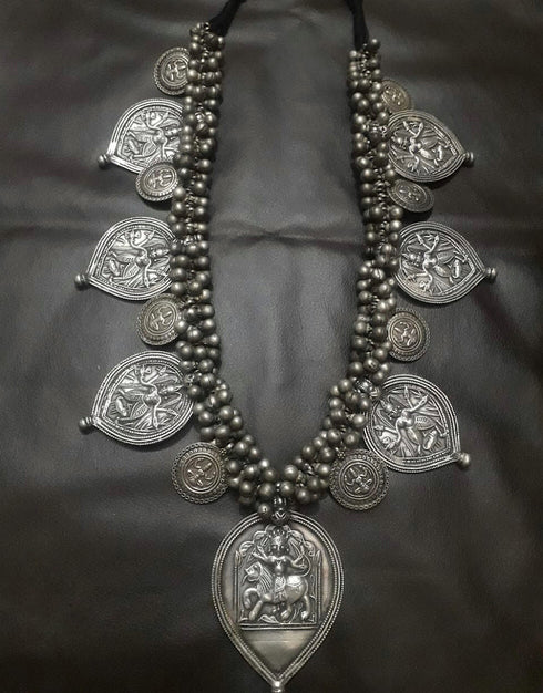 Vintage Silver Patdi Ghungaroo Necklace