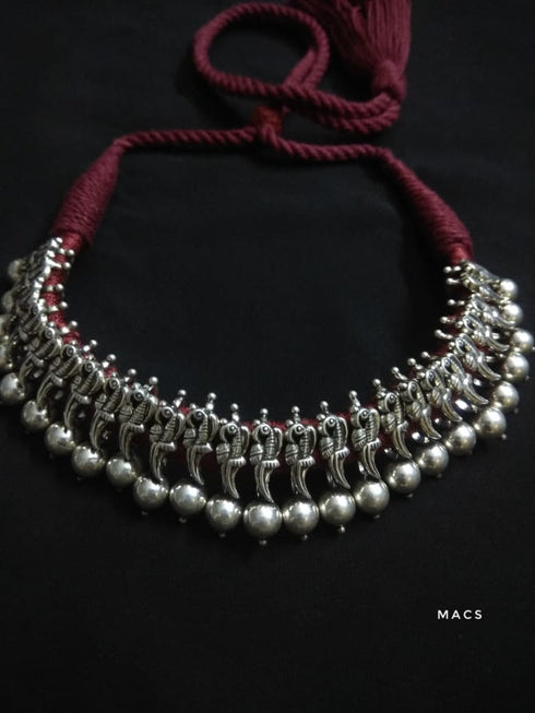 Parrot Silver Choker (pre order)