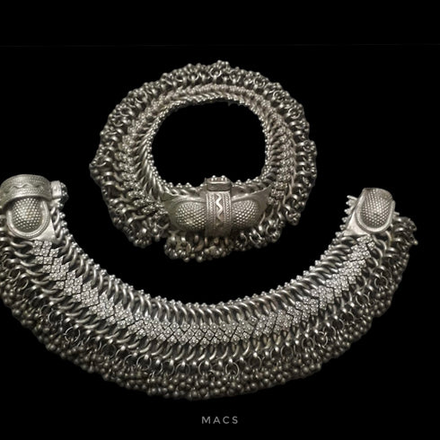 Vintage Silver Anklet (pair)