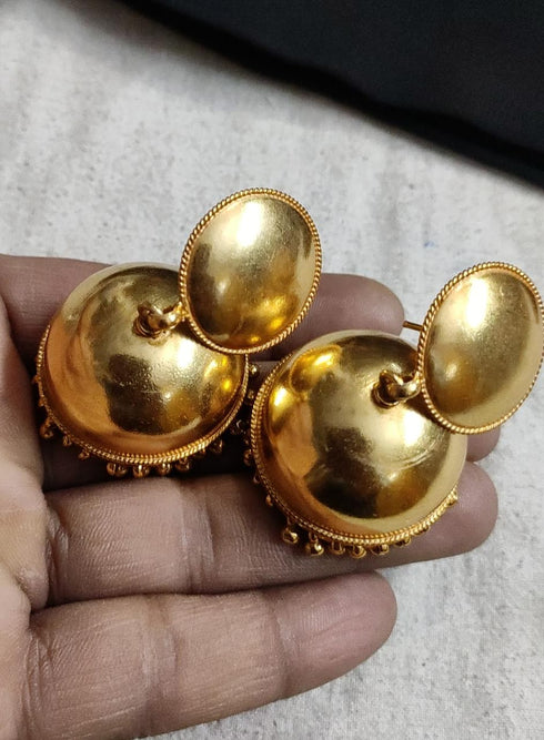 Gold plated Silver Jhumka