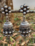 jahnvi kapoor jhumka, pure silver jhumka, jhumka modern silver earrings, big silver jhumkas, long jhumka oxidised earrings, big oxidised silver jhumkas, sonam kapoor jhumka