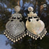 925 silver long tribal statement earring worn by Bollywood celebrities