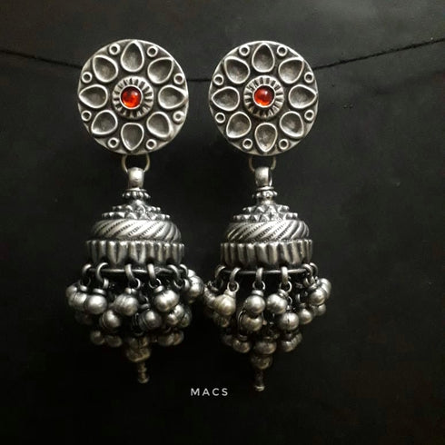 Vintage pure silver jhumka