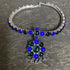 bue addigai necklace, blue attigai, kemp choker necklace